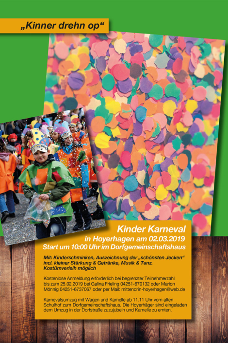 Kinderkarneval Hoyerhagen, 02.03.2019